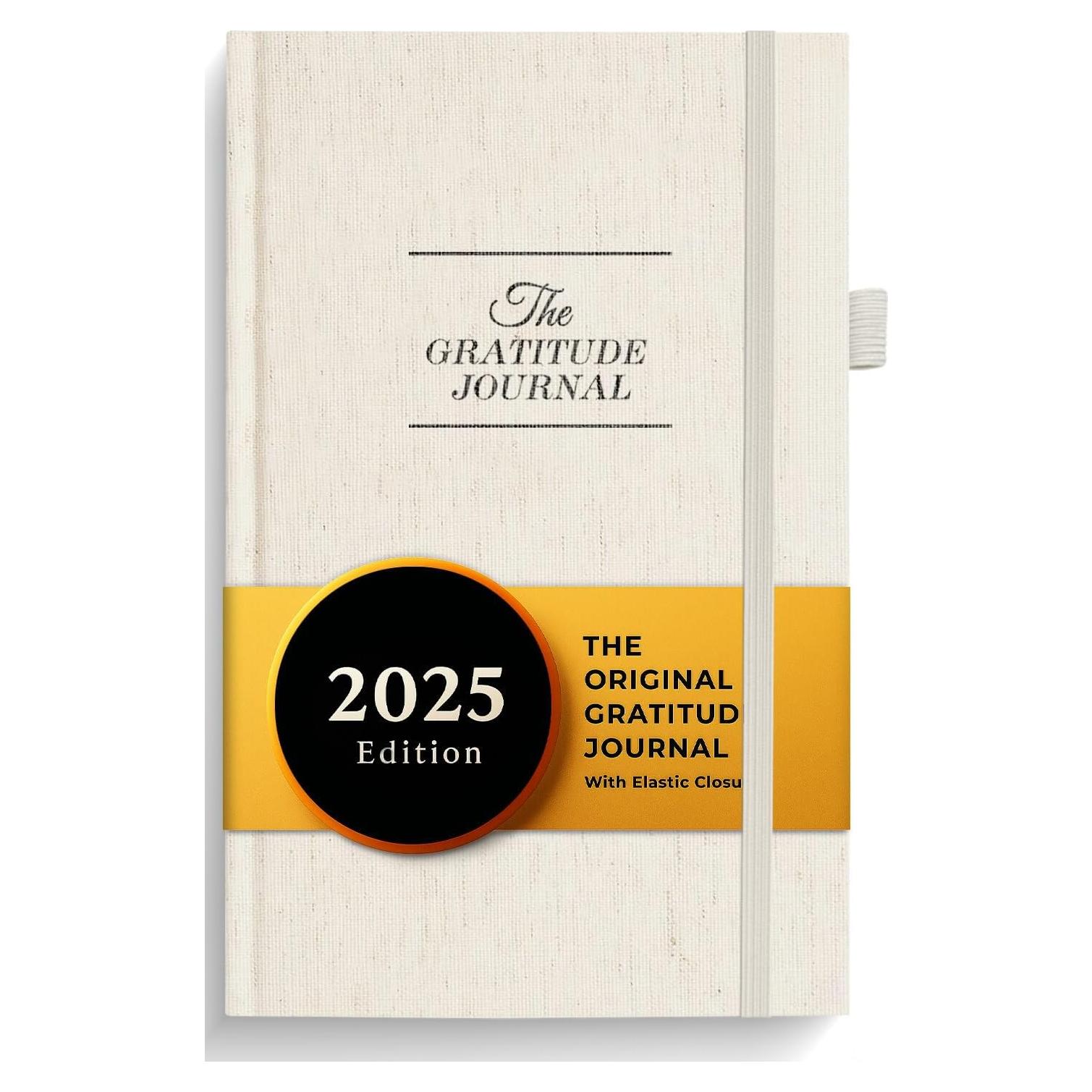 Diario de Gratitud TUPARU Beige con Soporte para Bolígrafo