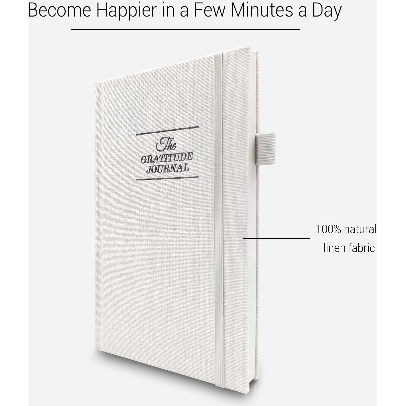 Diario de Gratitud TUPARU Beige con Soporte para Bolígrafo