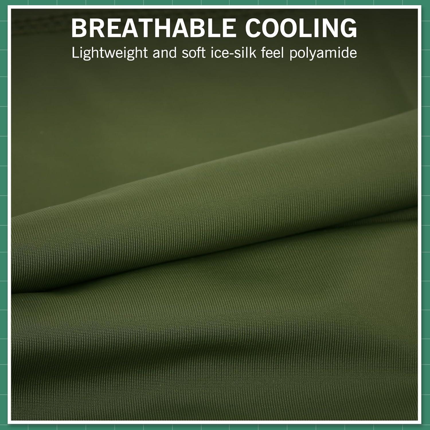 Paquete de 2 Balaclavas Refrigerantes UV Shiesty - Verde Militar y Azul Marino