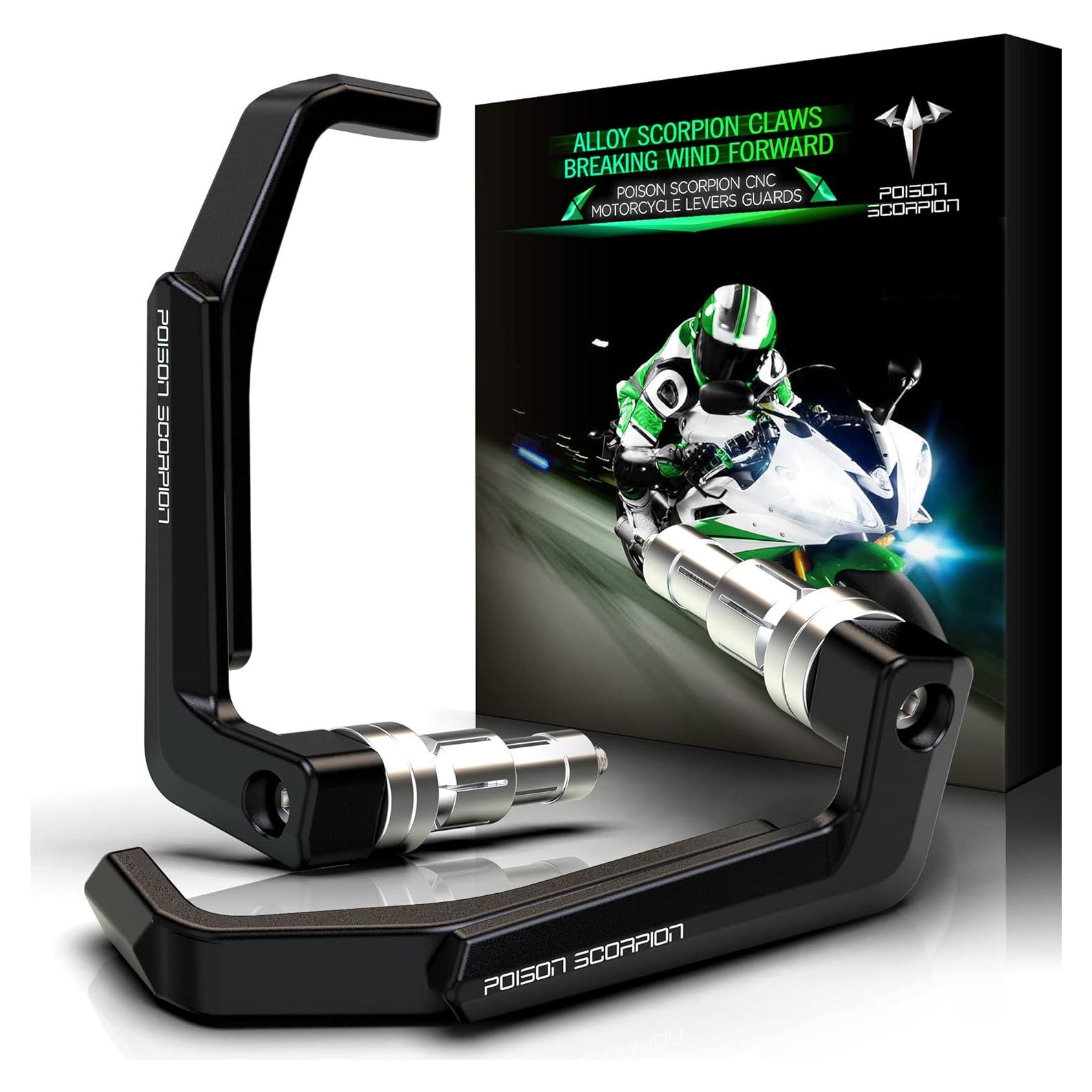 Protectores de Manillar POISON SCORPION 7/8 Aluminio Negro