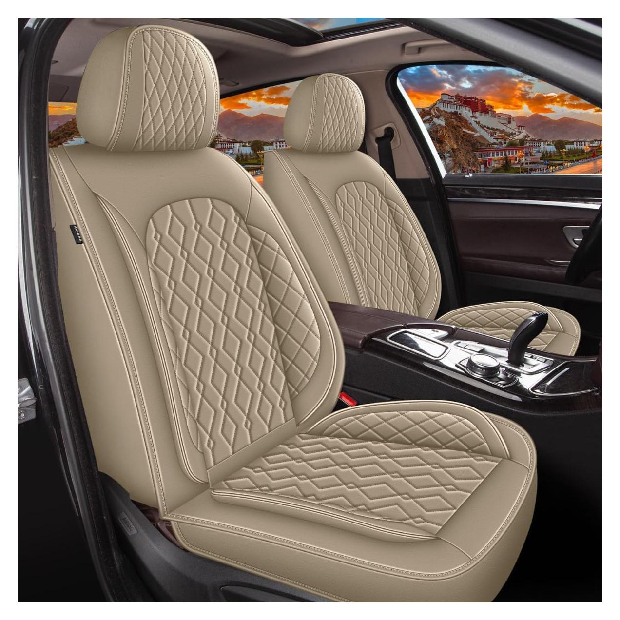 Fundas de Asiento Delantero DISUTOGO para Nissan Juke 2011-2017 Beige