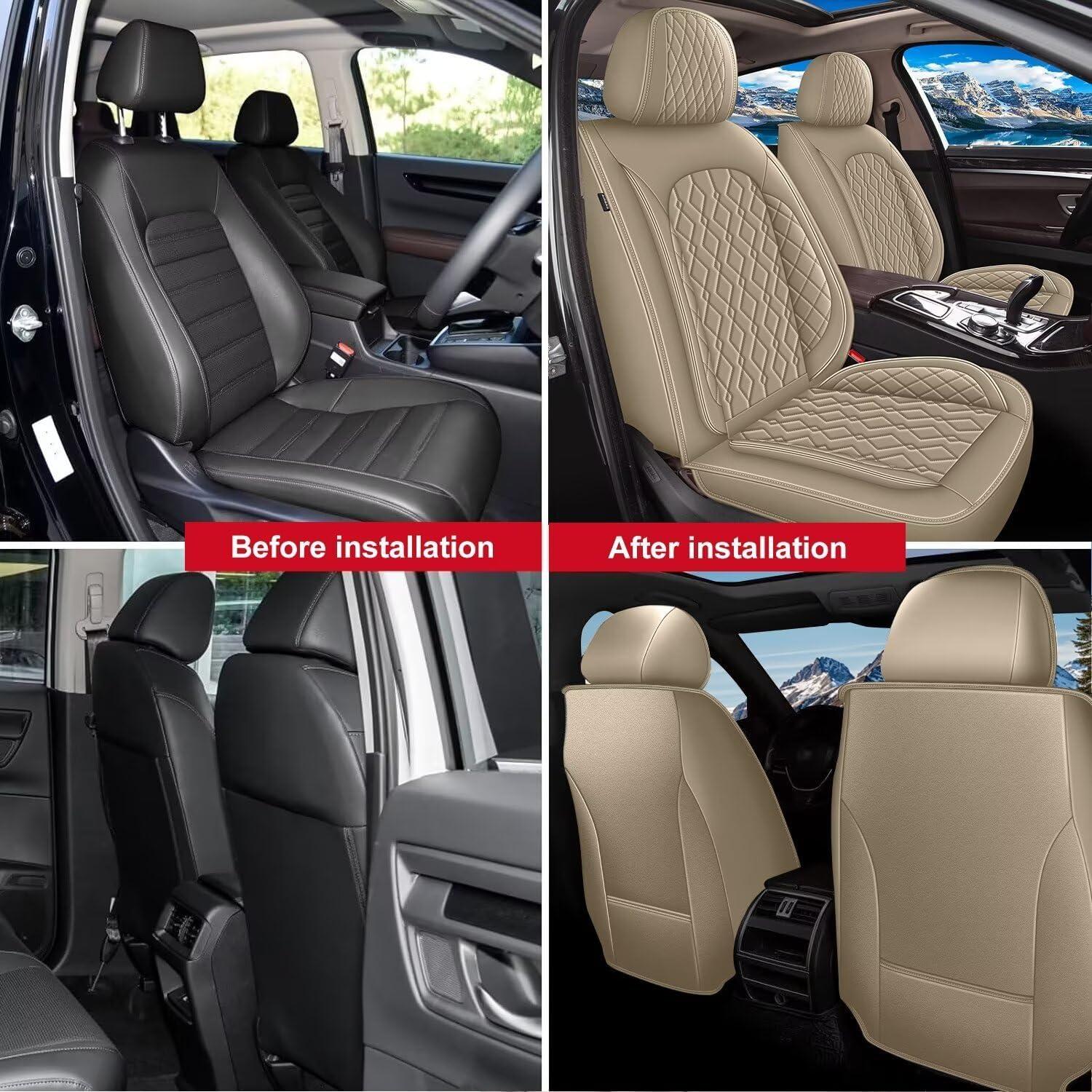 Fundas de Asiento Delantero DISUTOGO para Nissan Juke 2011-2017 Beige