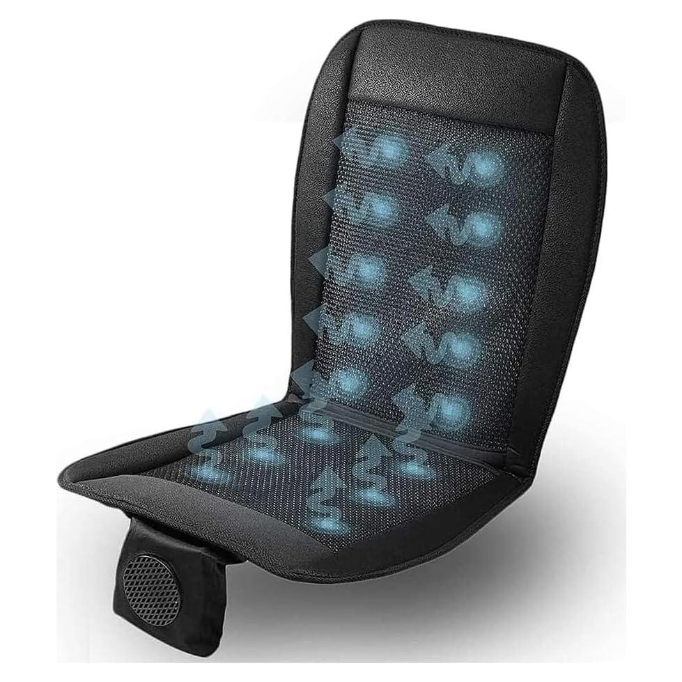 Cojín de Asiento de Coche Refrigerante Zone Tech 12V Negro