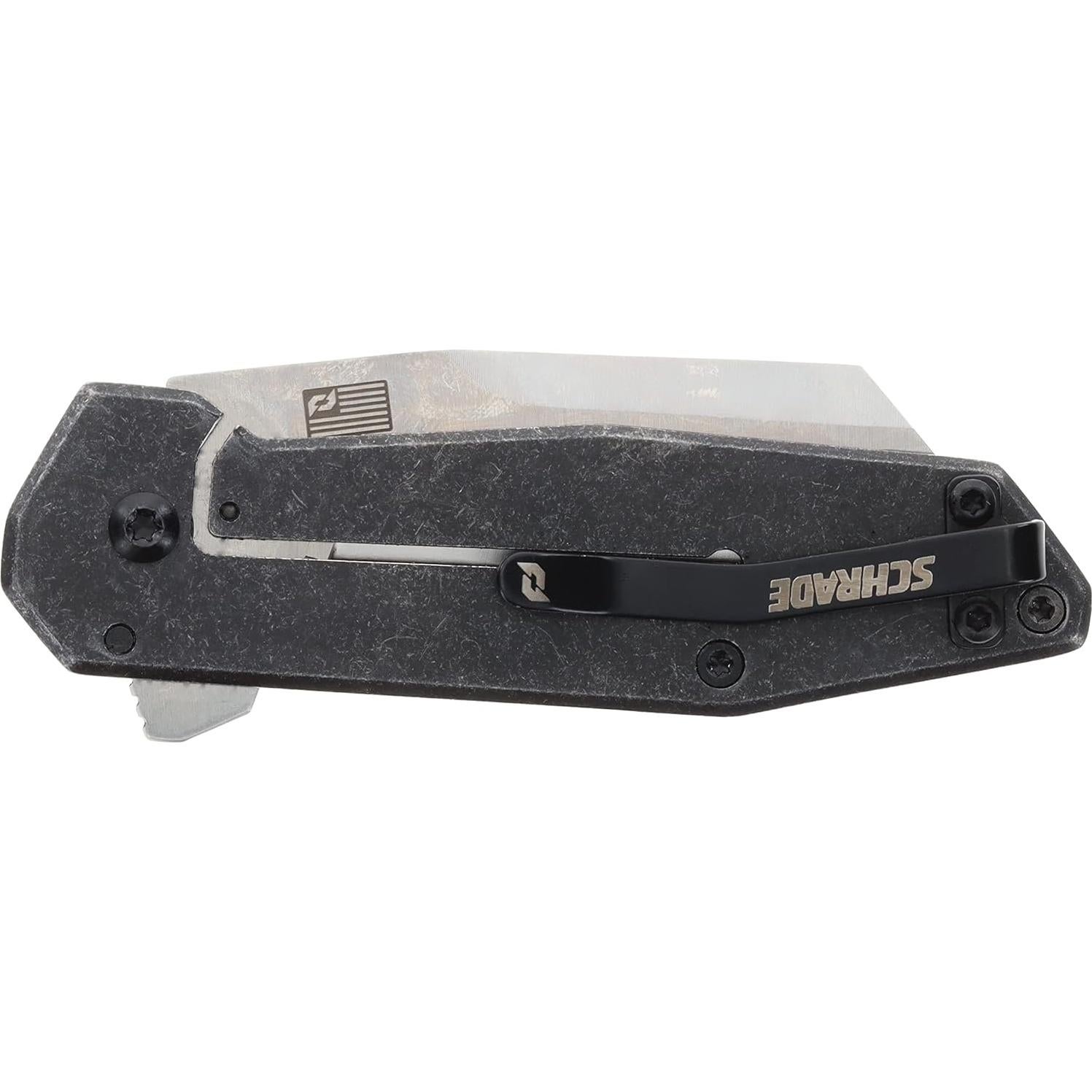 Cuchillo EDC Schrade Slyte Hoja Wharncliffe D2 Acero Inoxidable