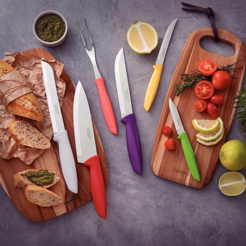 Juego de cuchillos de cocina Tramontina Plenus 6 piezas acero inoxidable