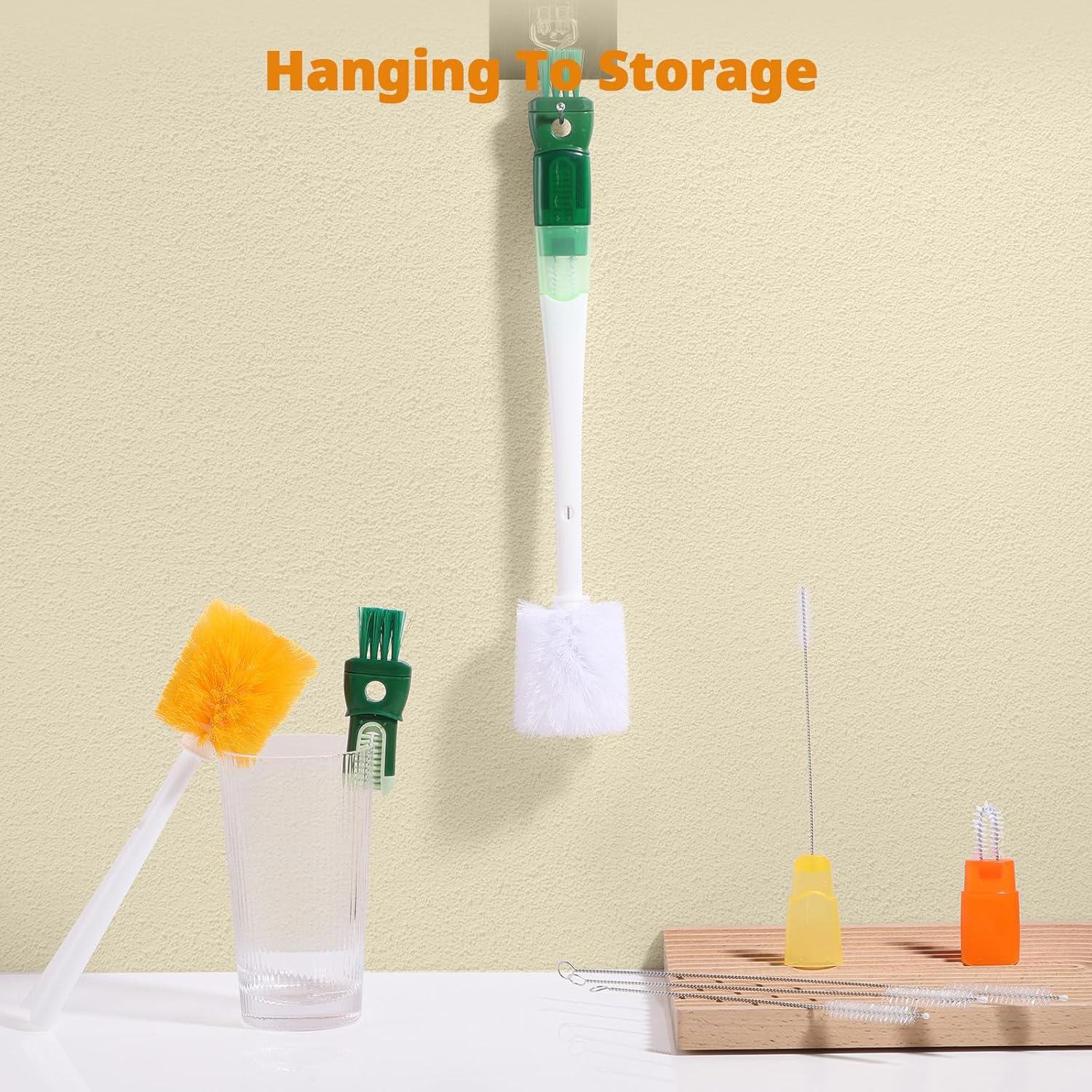 Set de Cepillos para Botellas OUTXE 5 en 1 Multifuncional