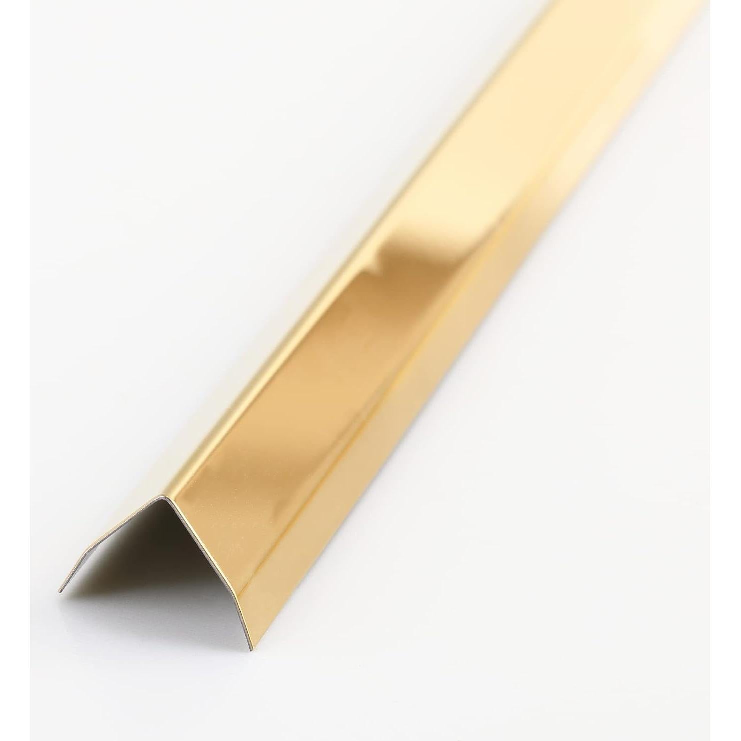 Guardas de Esquina de Acero Inoxidable Trimold 0.9m x 1.5cm (3pcs)