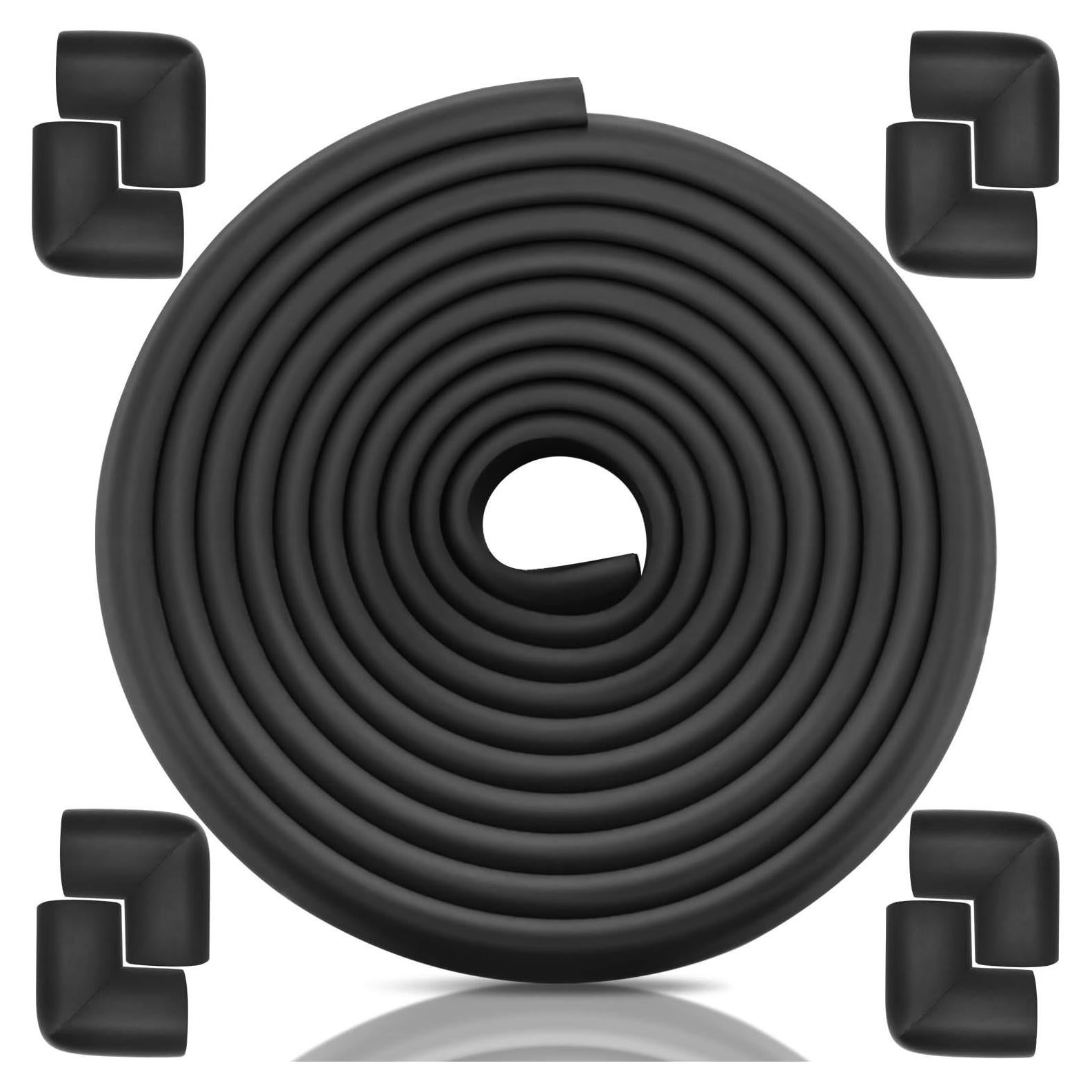 Protector de Esquinas y Bordes Bestore Negro 6.5m 9 Piezas