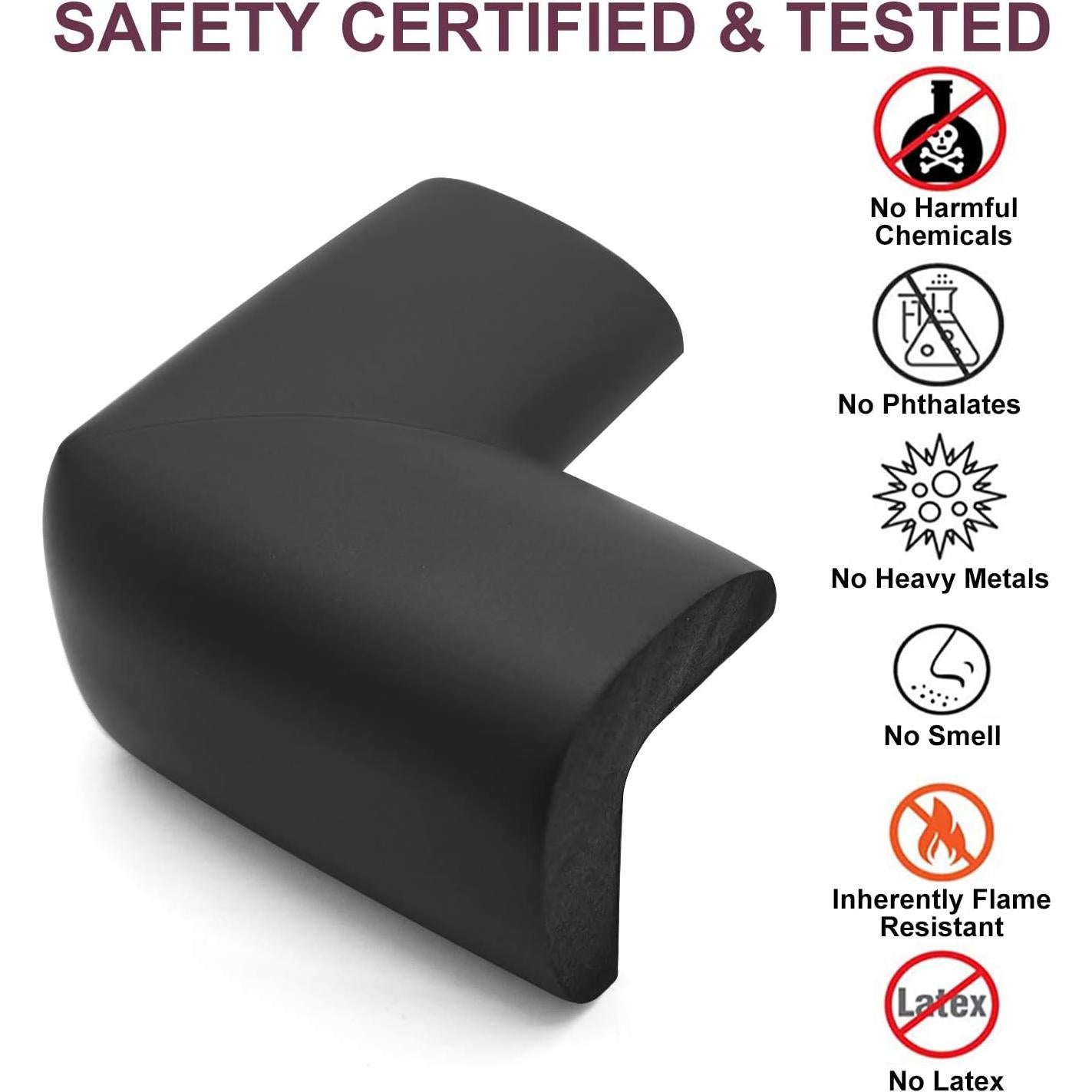 Protector de Esquinas y Bordes Bestore Negro 6.5m 9 Piezas