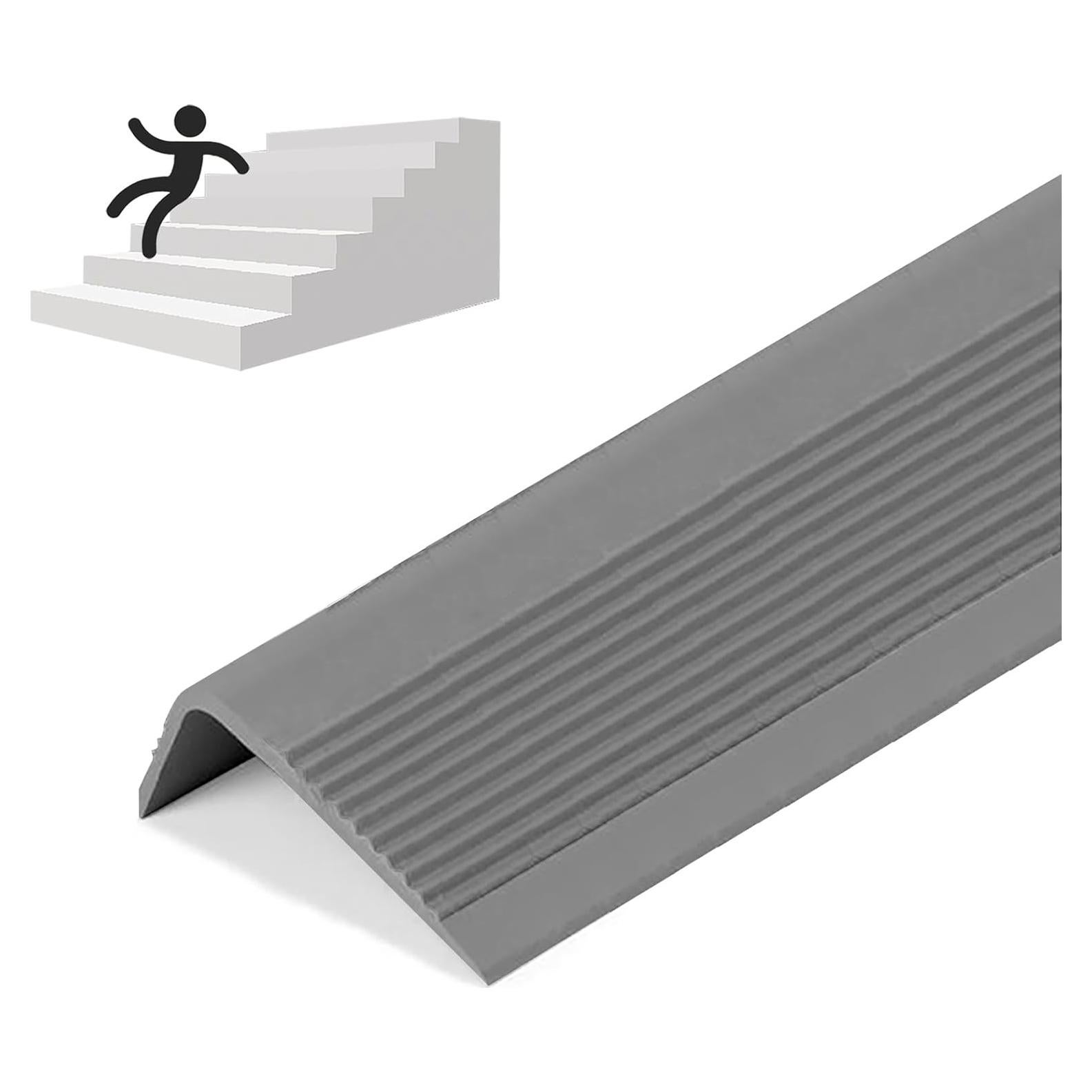 Bisel Antideslizante de Goma ZMEN 1m Negro para Escaleras