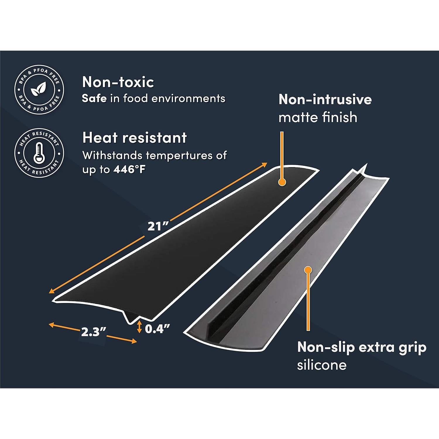 Cubiertas de Grietas de Silicona Linda 21 cm Resistentes al Calor