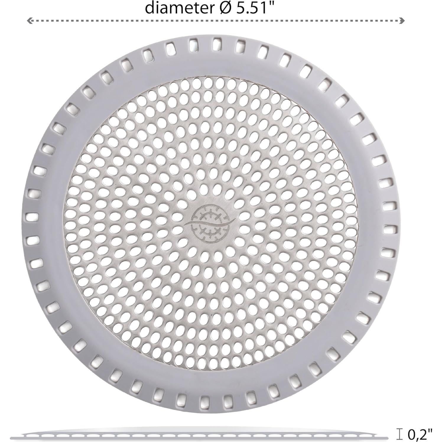 Protector de Drenaje de Ducha TUB RING ShowerRing Gris