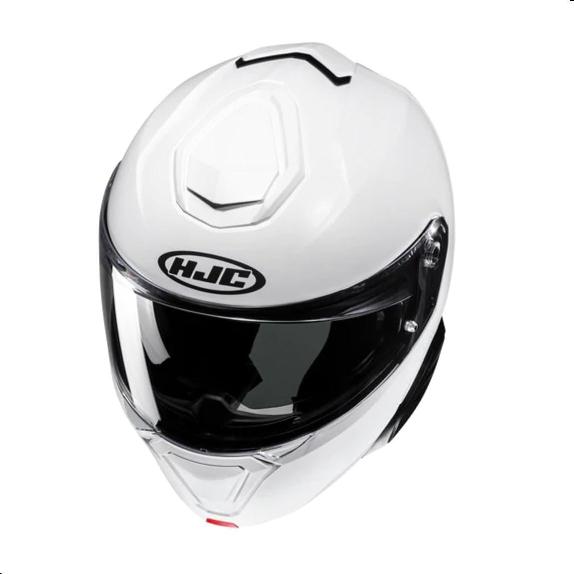 Casco Modular HJC i91 Blanco Pequeño Aprobado por DOT