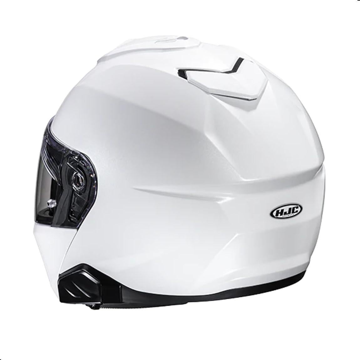 Casco Modular HJC i91 Blanco Pequeño Aprobado por DOT