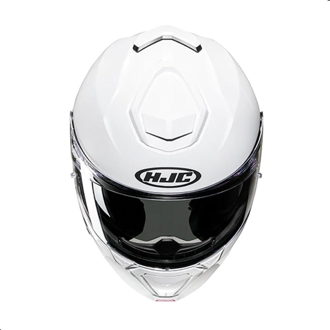 Casco Modular HJC i91 Blanco Pequeño Aprobado por DOT