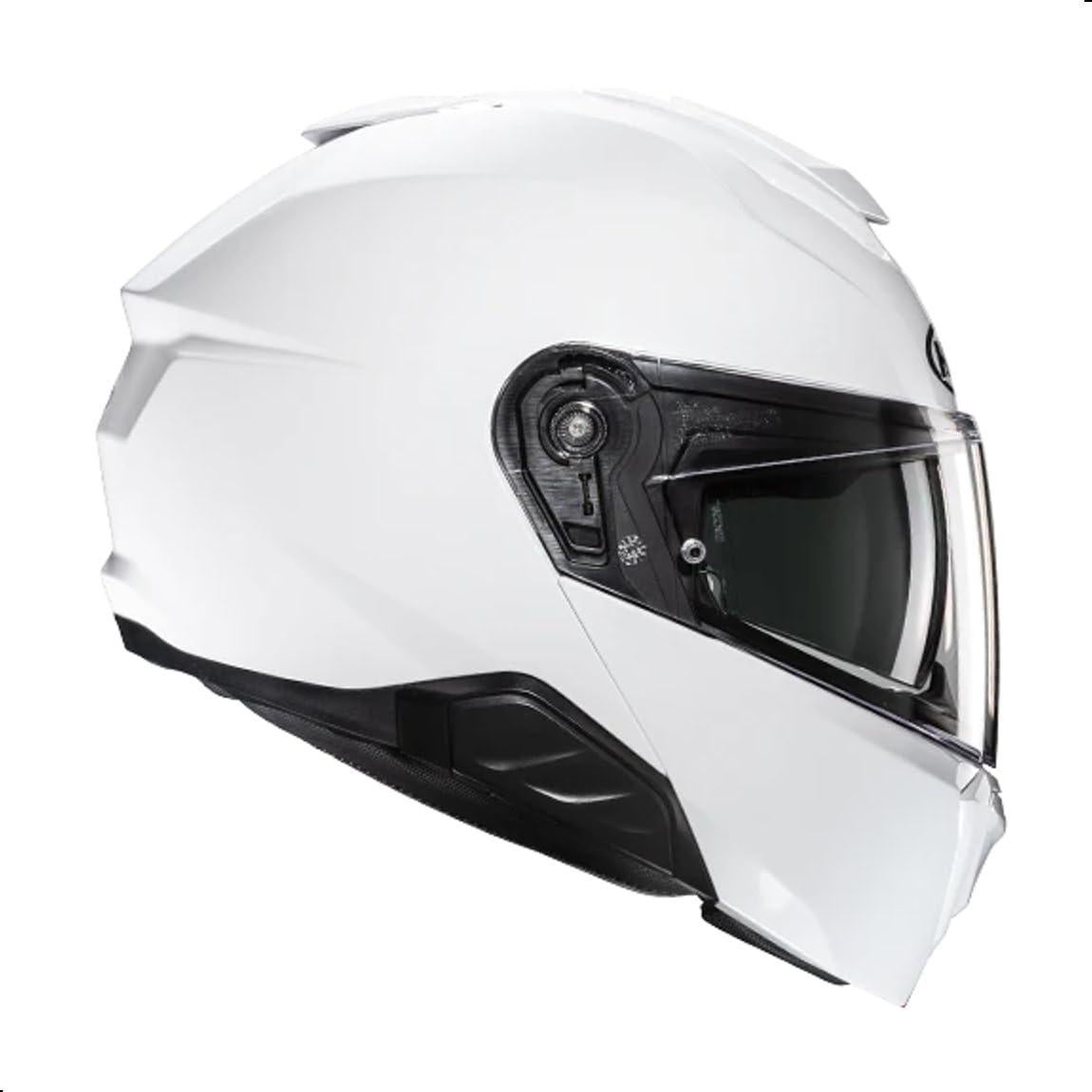 Casco Modular HJC i91 Blanco Pequeño Aprobado por DOT