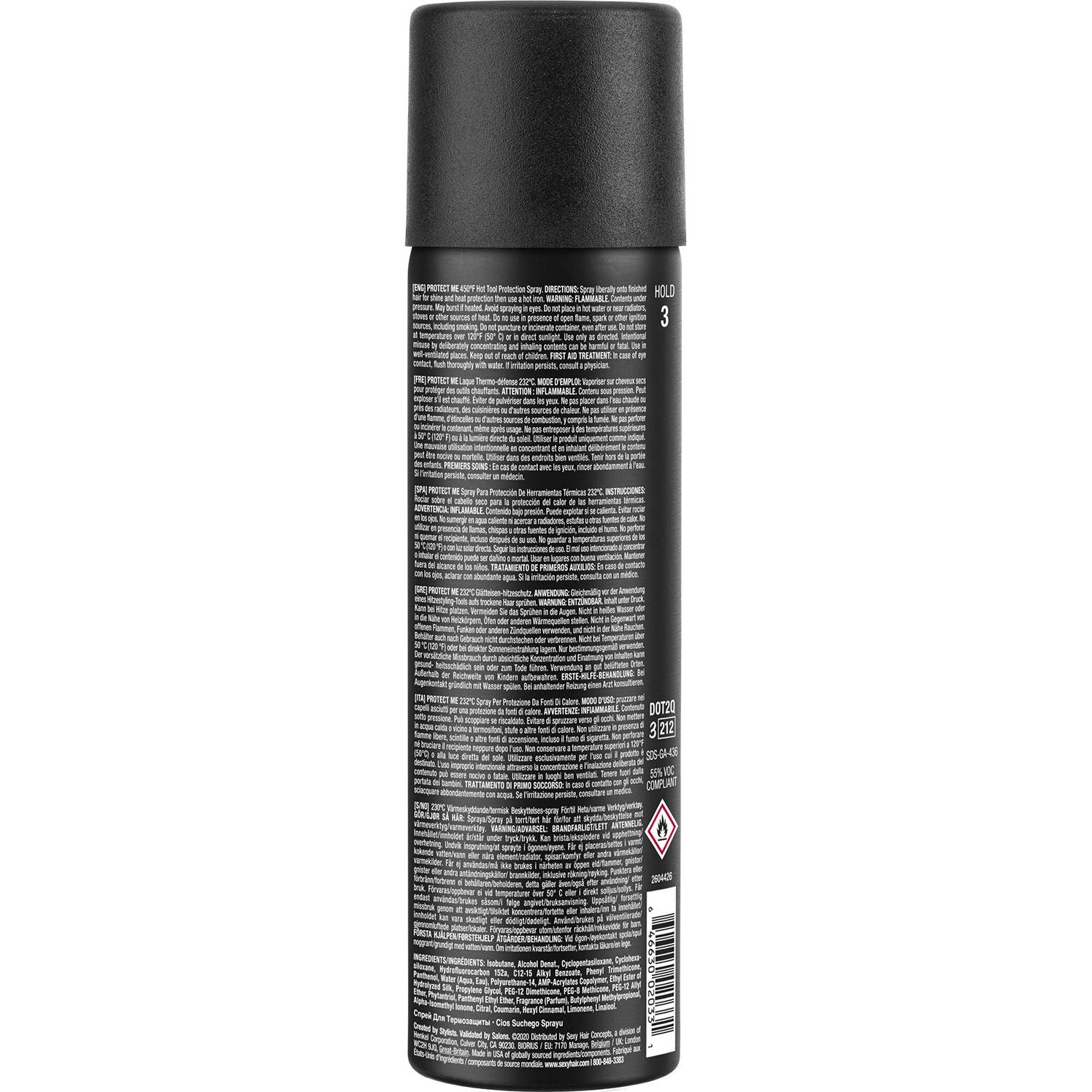 Spray Térmico SexyHair Protect Me 124 ml | Sujeción Ligera