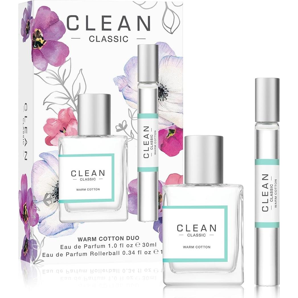 CLEAN Classic Eau de Parfum Algodón Cálido Dúo Set 30mL + 10mL