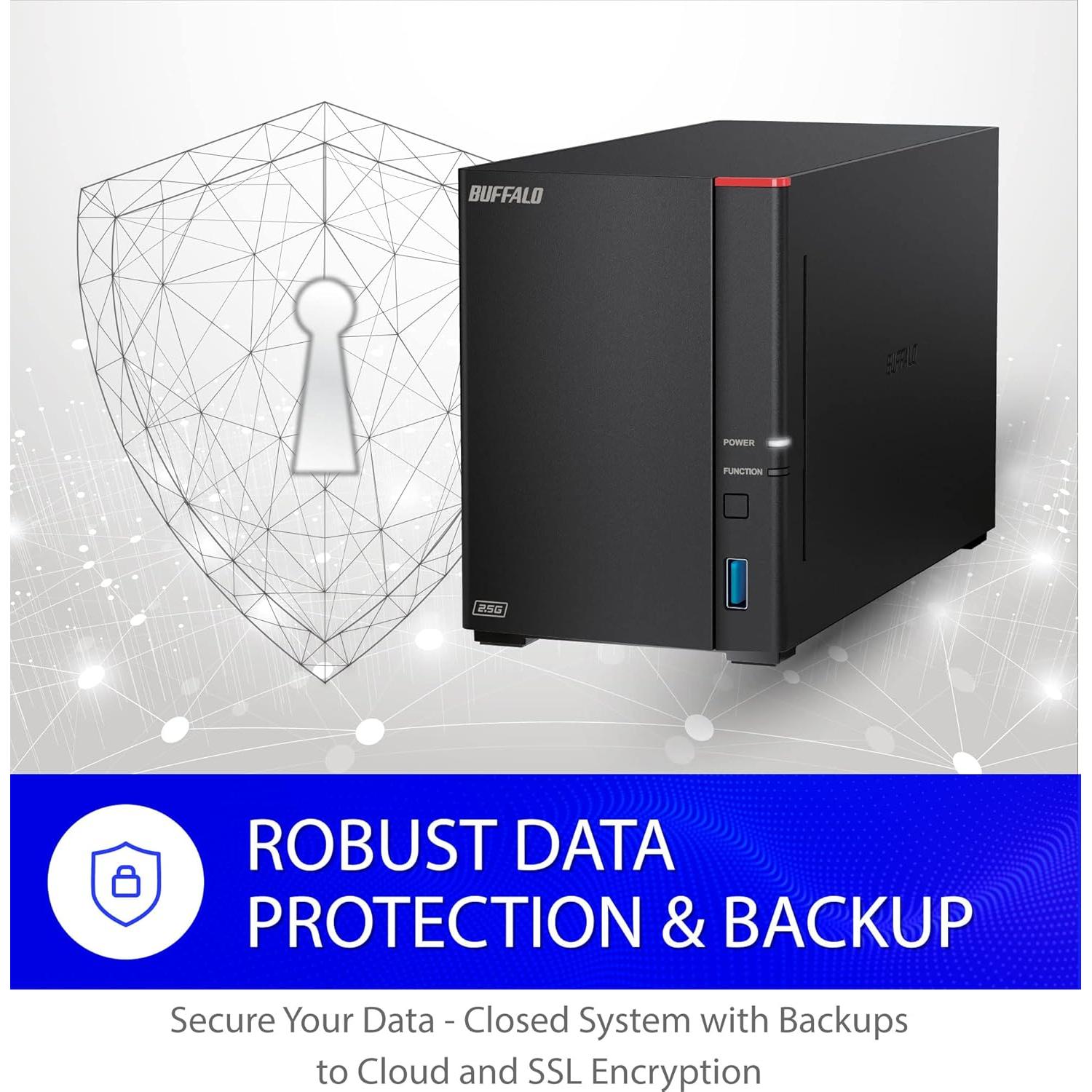 BUFFALO LinkStation 720 4TB NAS 2.5GbE Almacenamiento