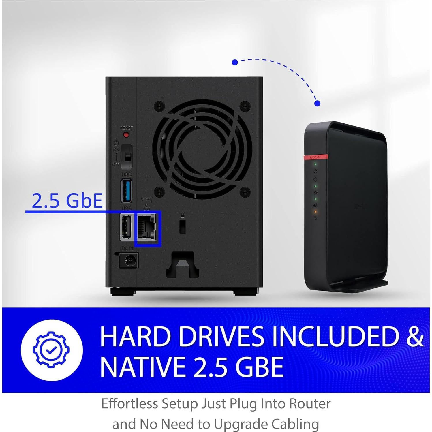BUFFALO LinkStation 720 4TB NAS 2.5GbE Almacenamiento
