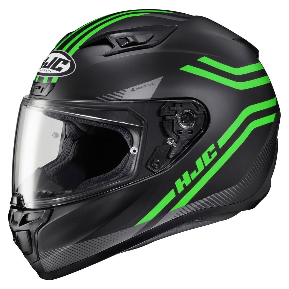 Casco HJC i10 Strix Verde 3XL Aerodinámico y Ligero