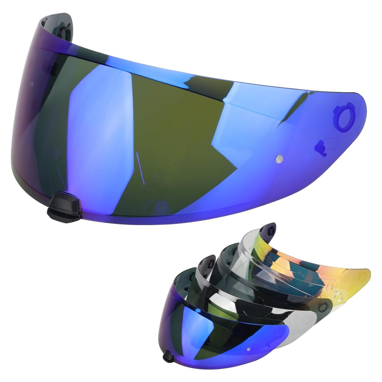 Visera RIDLOG HJ-31 para Casco de Moto i10 i70 Azul