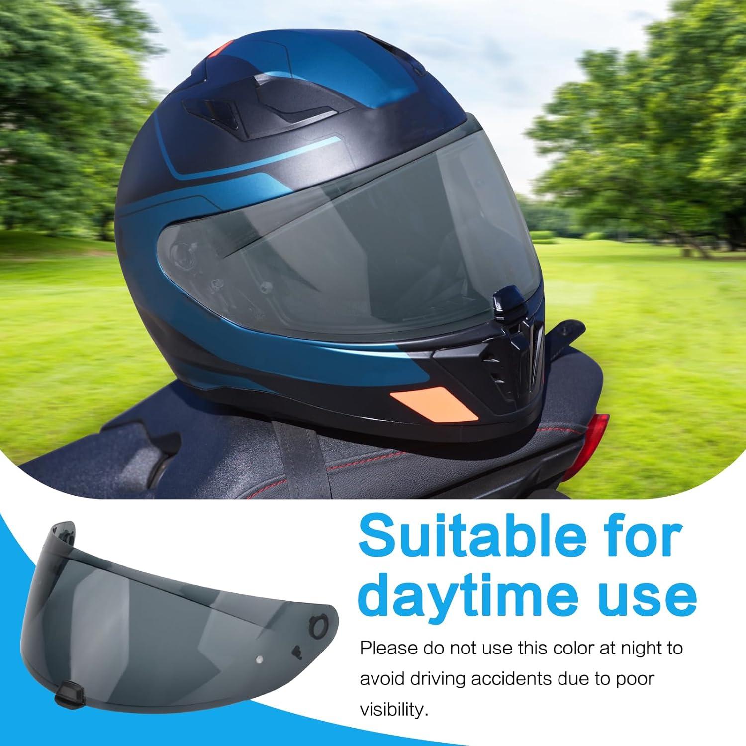 Visera de Casco RIDLOG HJ-31 Tinte UV para Motocicleta