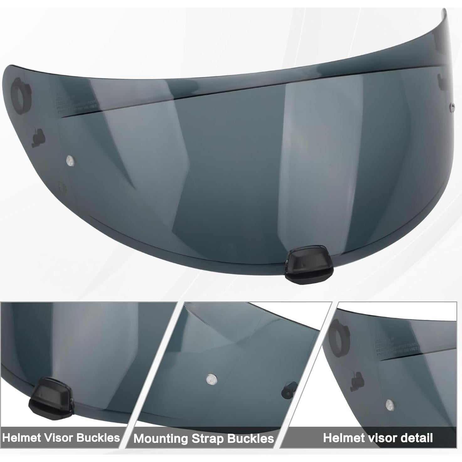 Visera de Casco RIDLOG HJ-31 Tinte UV para Motocicleta