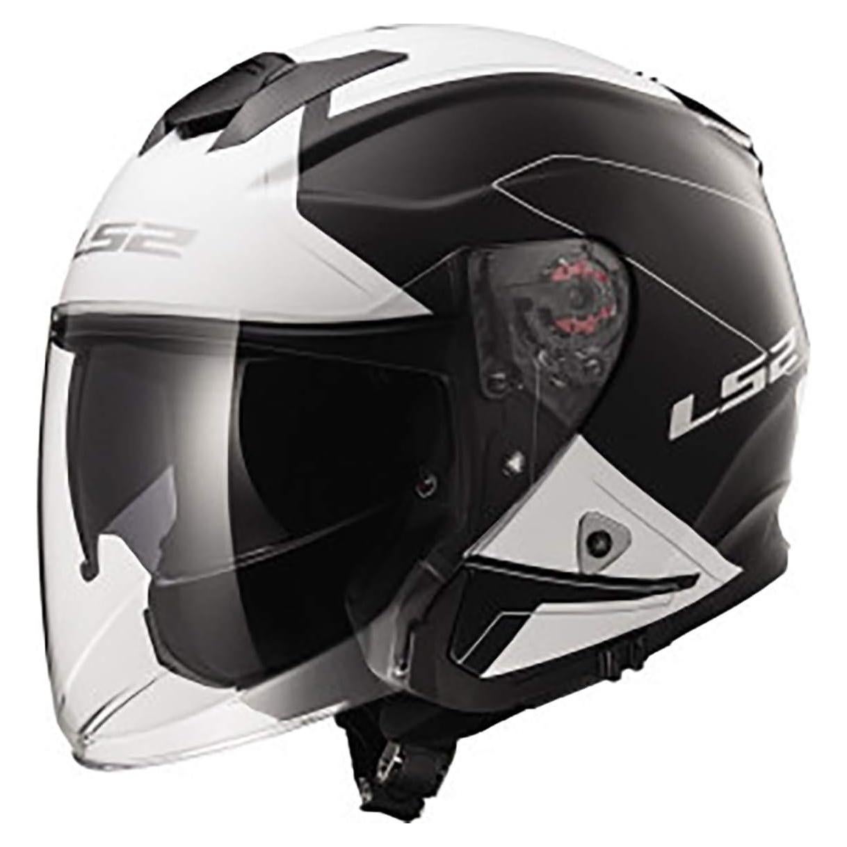 Casco LS2 Helmets Verso XX-Large Rave Negro/Blanco