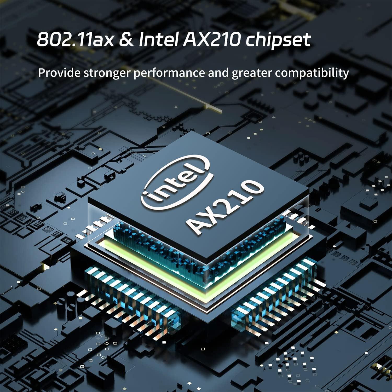 Tarjeta WiFi 6E QFly AX210 5400Mbps PCIe Bluetooth 5.3