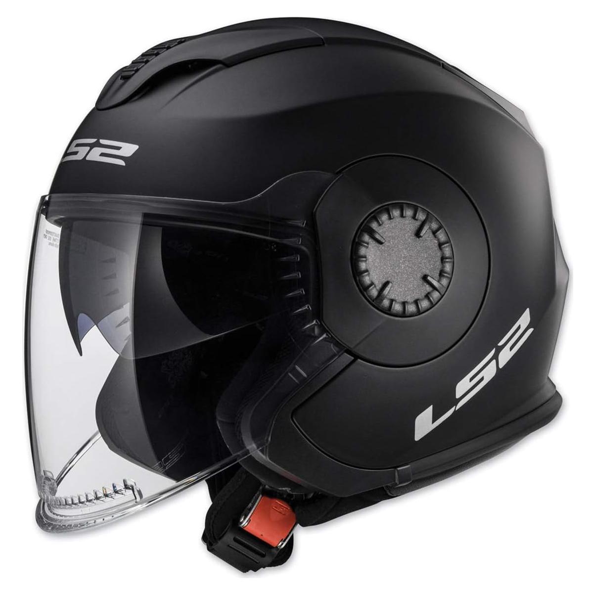 Casco LS2 Helmets Verso Abierto Negro Mate Grande