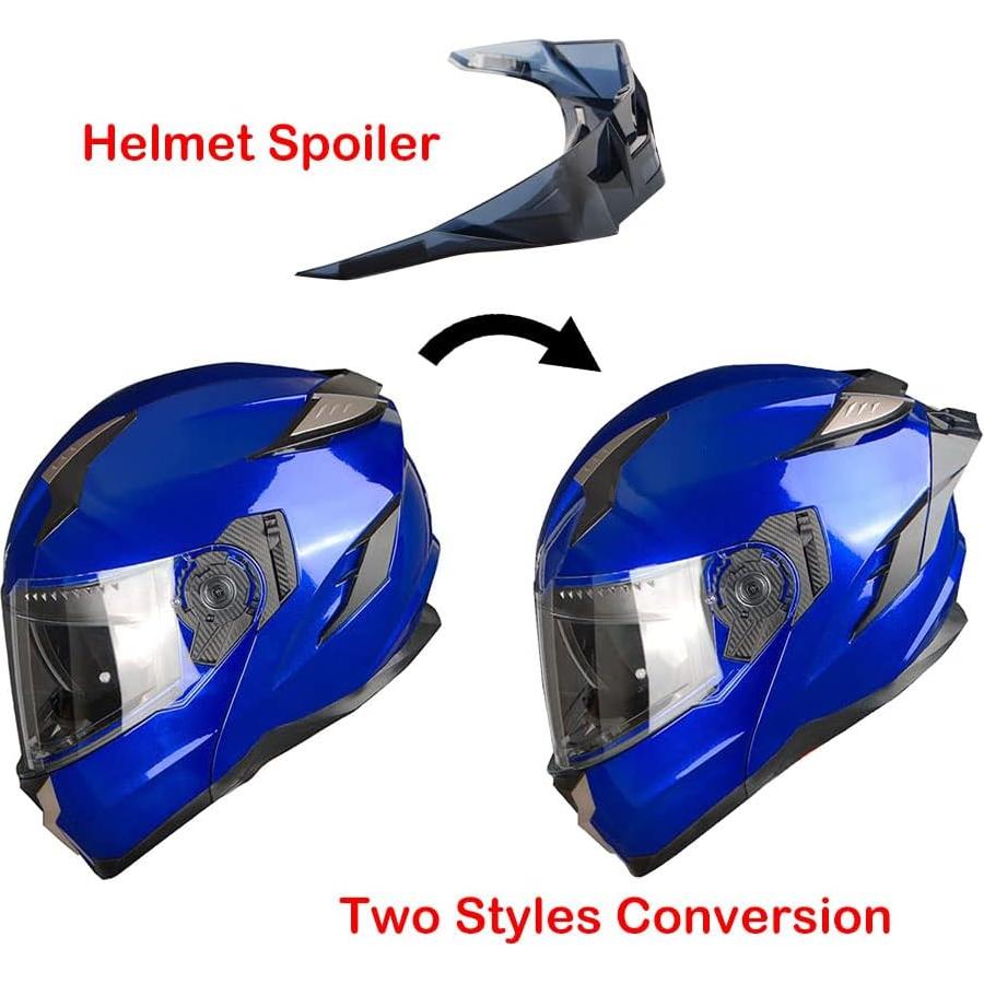 Casco Modular 1Storm HJA119 Azul Brillante XL Antivaho