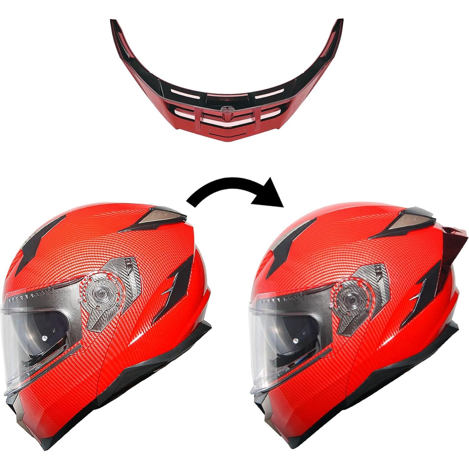 Casco Modular 1Storm HJA119 con Bluetooth y Visera Doble
