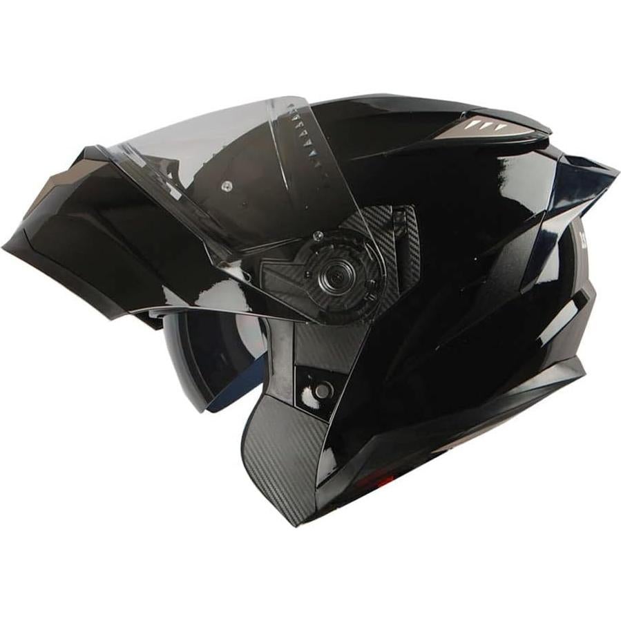 Casco Modular 1Storm HJA119 DOT Adulto Negro Brillante