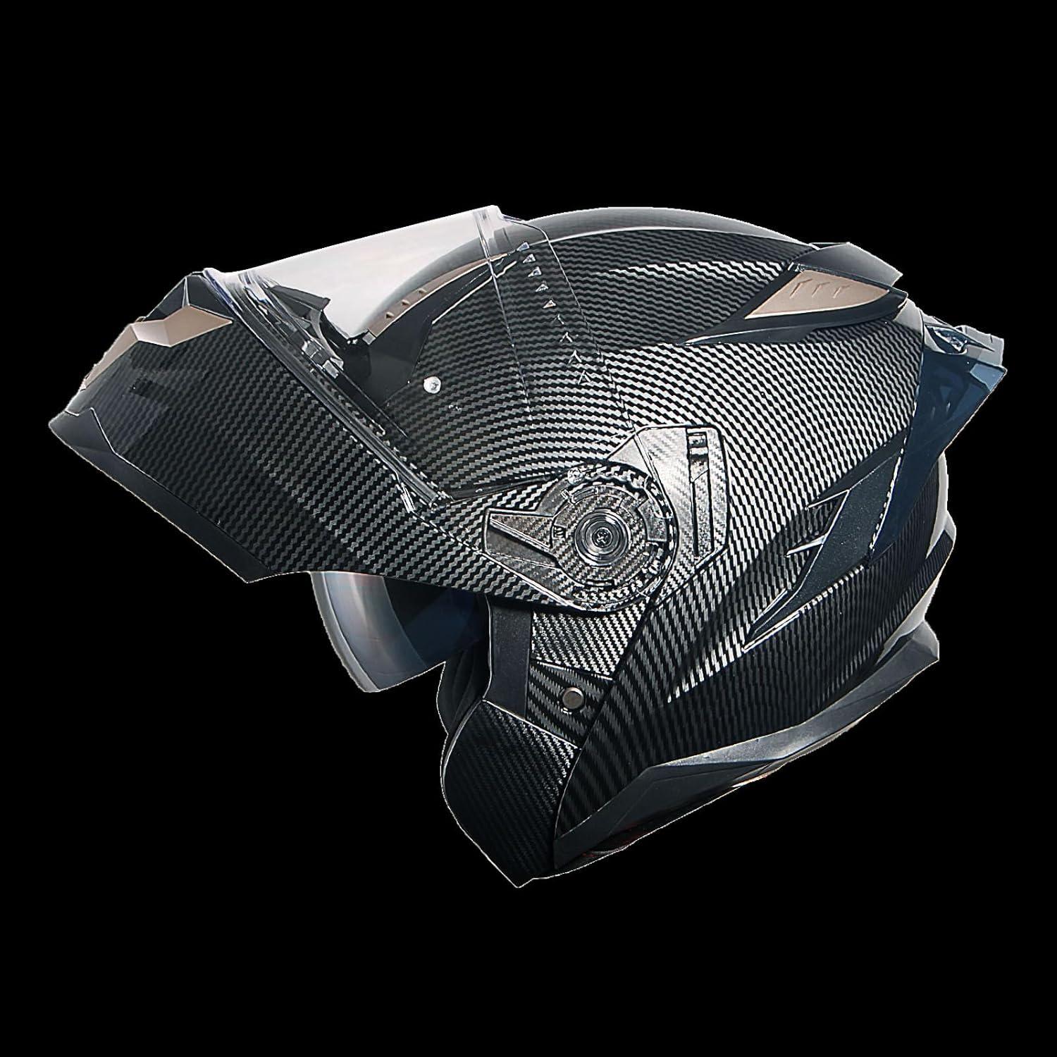 Casco Modular 1Storm HJA119 Fibra Carbono Bluetooth Talla S