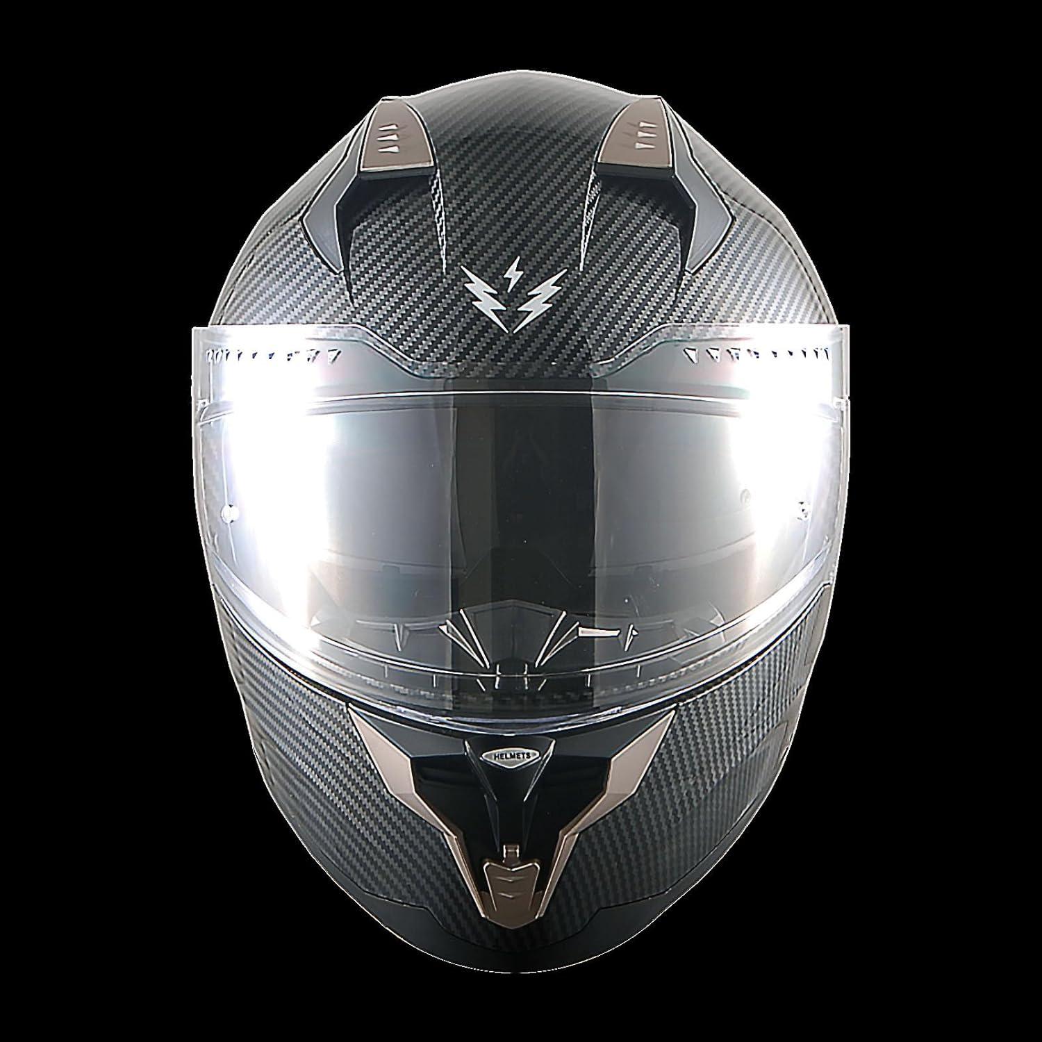 Casco Modular 1Storm HJA119 Fibra Carbono Bluetooth Talla S