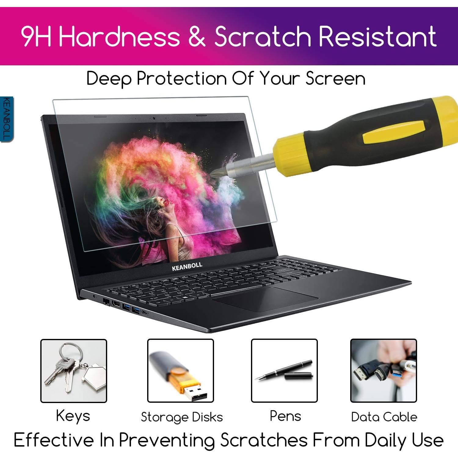 Protector de Pantalla Vidrio Templado KEANBOLL 15.6" HP