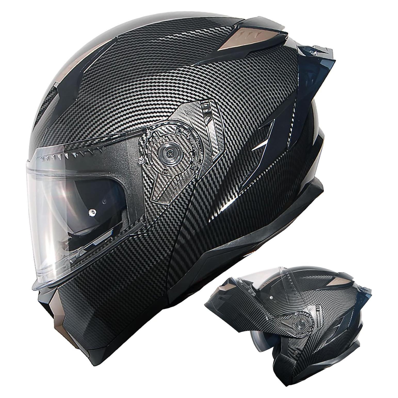 Casco Modular 1Storm HJA119 para Motocicleta Negro