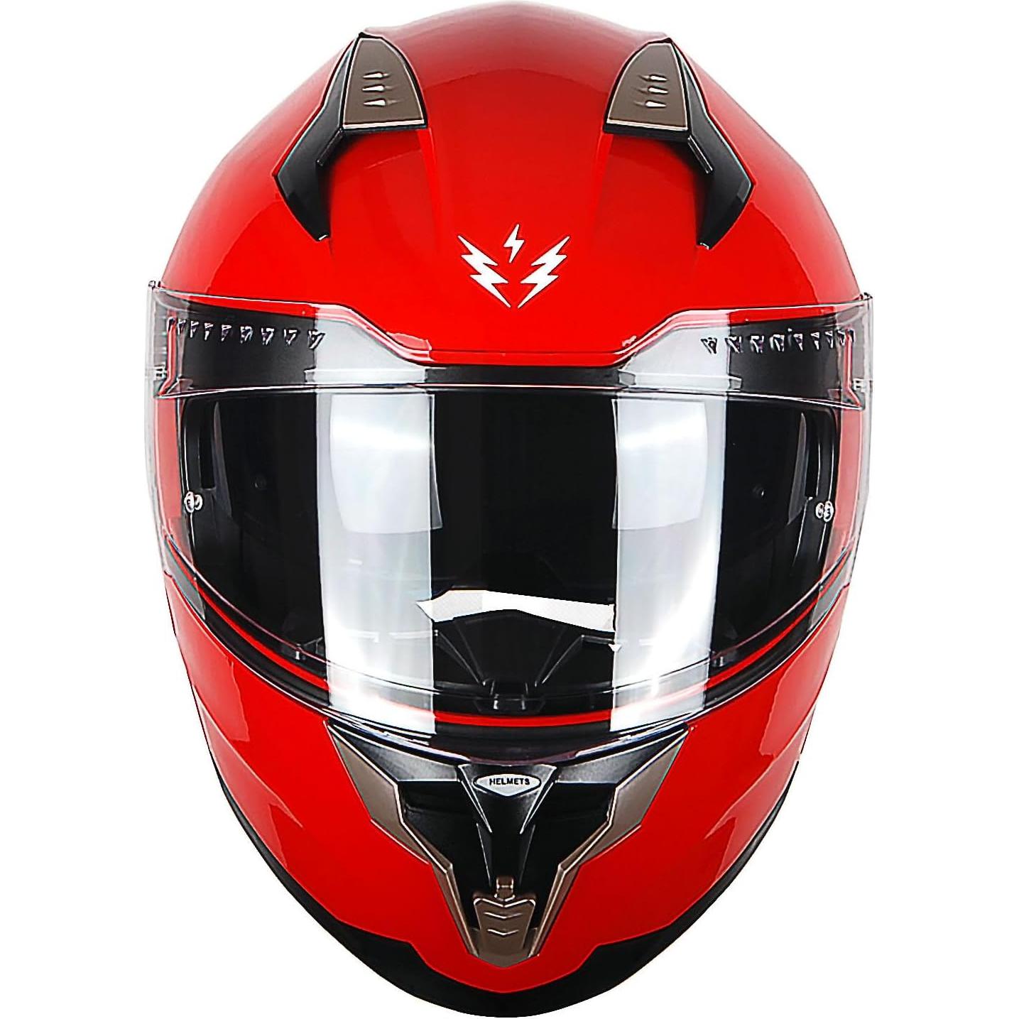 Casco Modular 1Storm HJA119 Rojo Brillante con Bluetooth