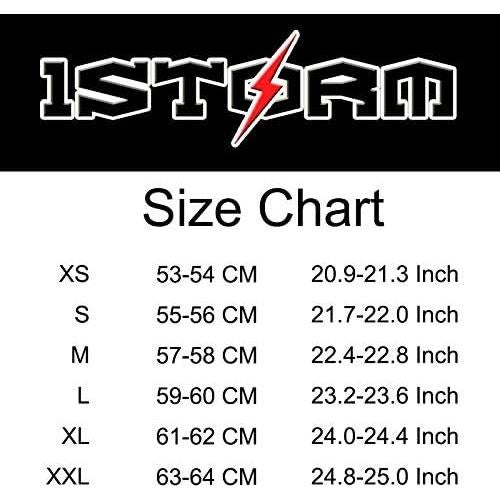Casco Modular 1Storm HJA119 para Motocicleta Gris Cemento