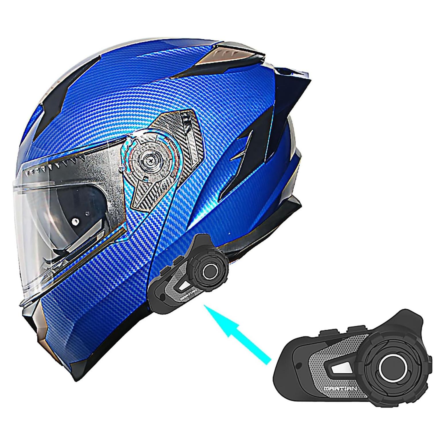 Casco Modular 1Storm HJA119 con Bluetooth y Visera Doble
