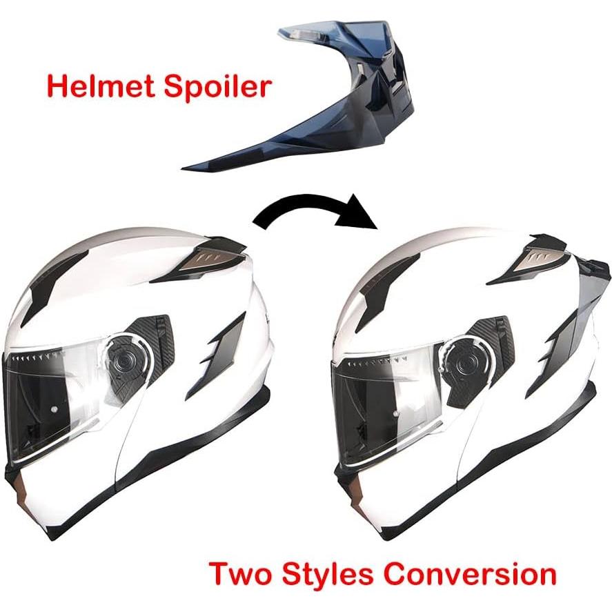 Casco Modular 1Storm HJA119 para Motocicleta Blanco