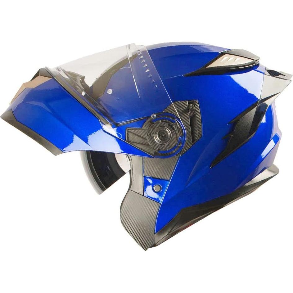 Casco Modular 1Storm HJA119 Adulto Ciclismo Azul Brillante