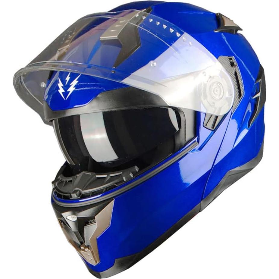 Casco Modular 1Storm HJA119 Adulto Ciclismo Azul Brillante