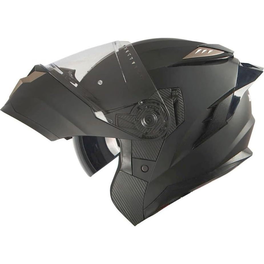 Casco Modular 1Storm HJA119 para Ciclismo Adulto Negro Mate