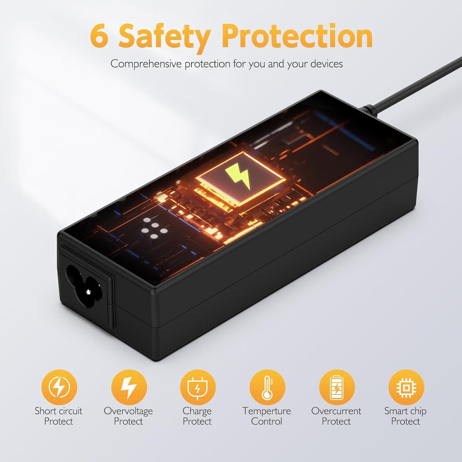 Cargador de Laptop ROLADA 90W para HP Pavilion y Envy