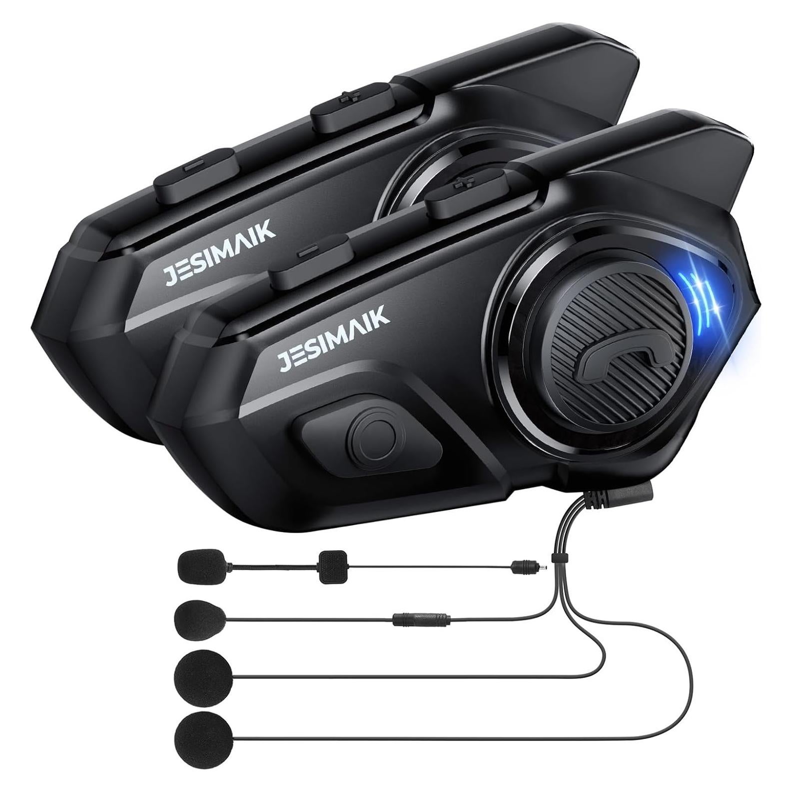 Auricular Bluetooth R16 Pro para Motocicleta 2KM Doble