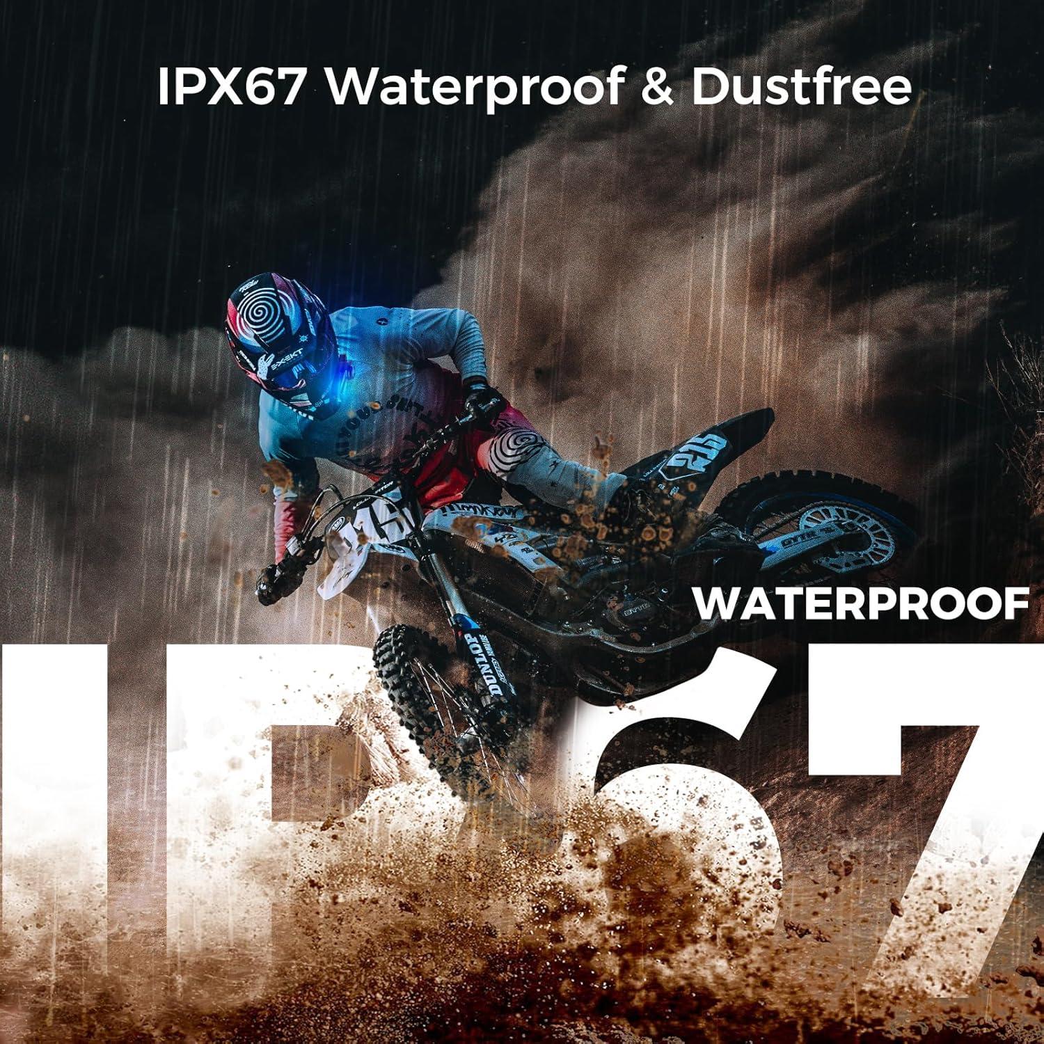 Auricular de casco Moman H4C con cámara 1080P y HiFi