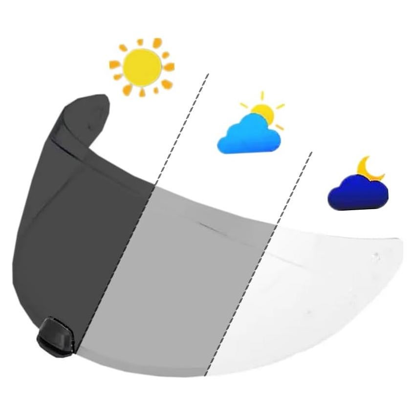 Visera de Casco ZQIYDYP i70/i10/HJ-31 Anti-niebla UV