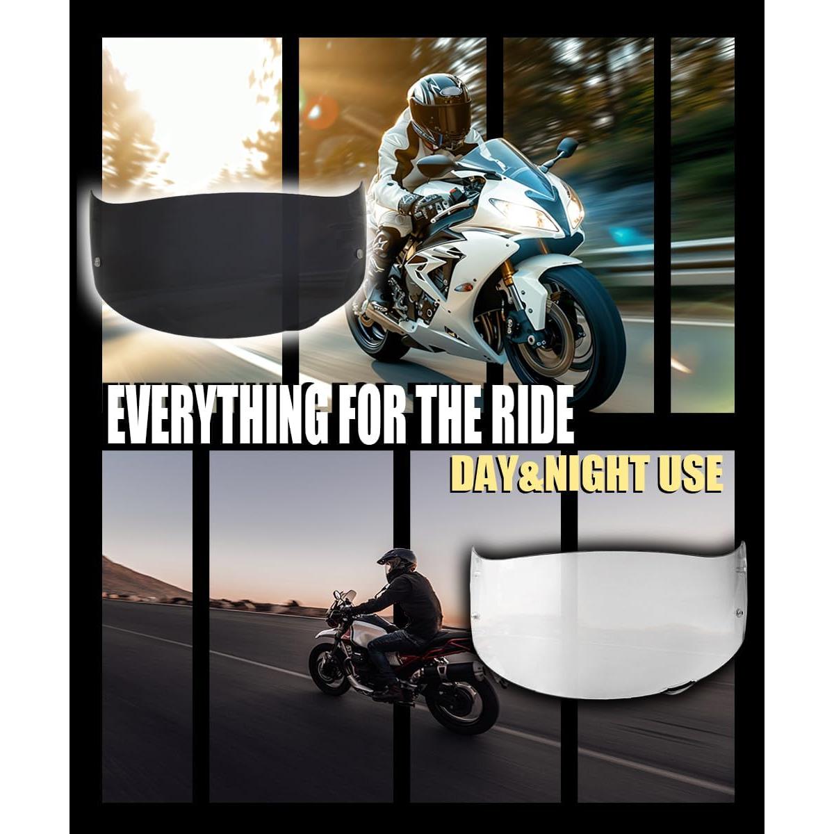 Visera de Casco ZQIYDYP i70/i10/HJ-31 Anti-niebla UV